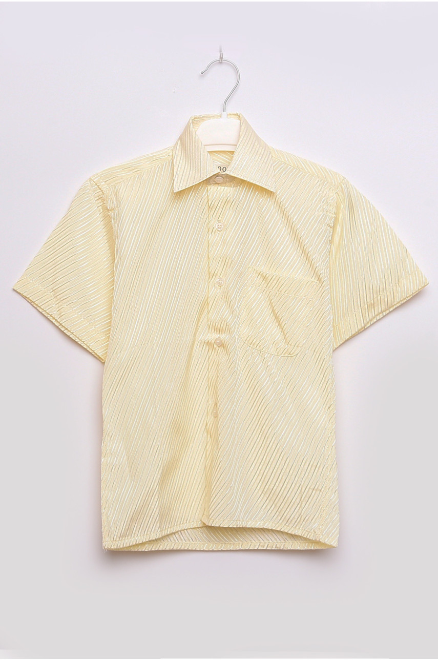Рубашка детская мальчик желтая 148974