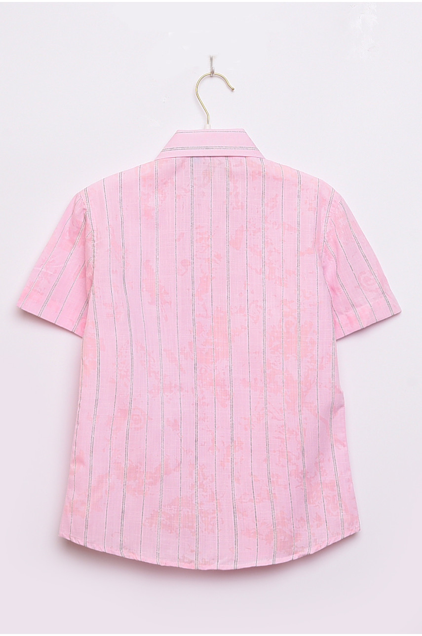 Рубашка детская мальчик розовая 149193