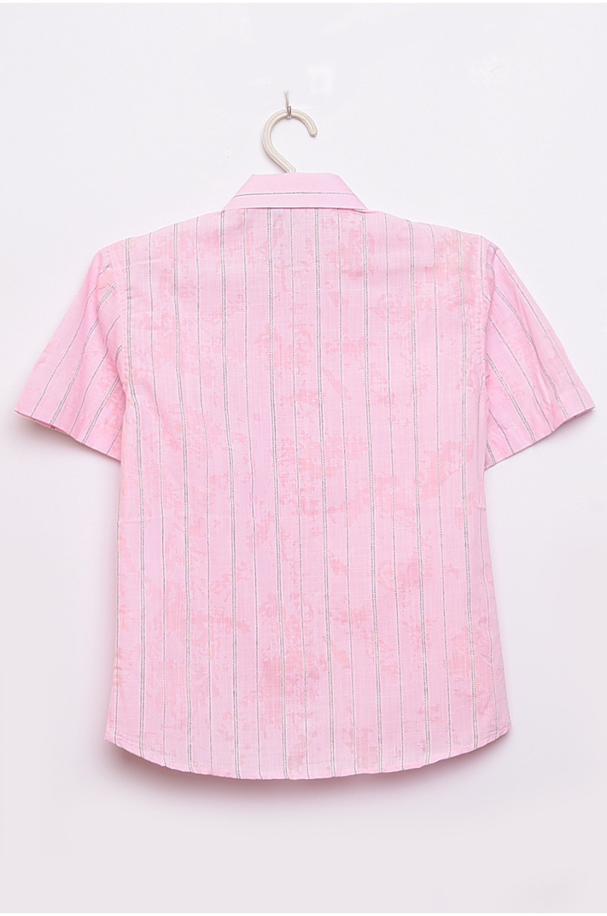 Рубашка детская мальчик розовая 149240