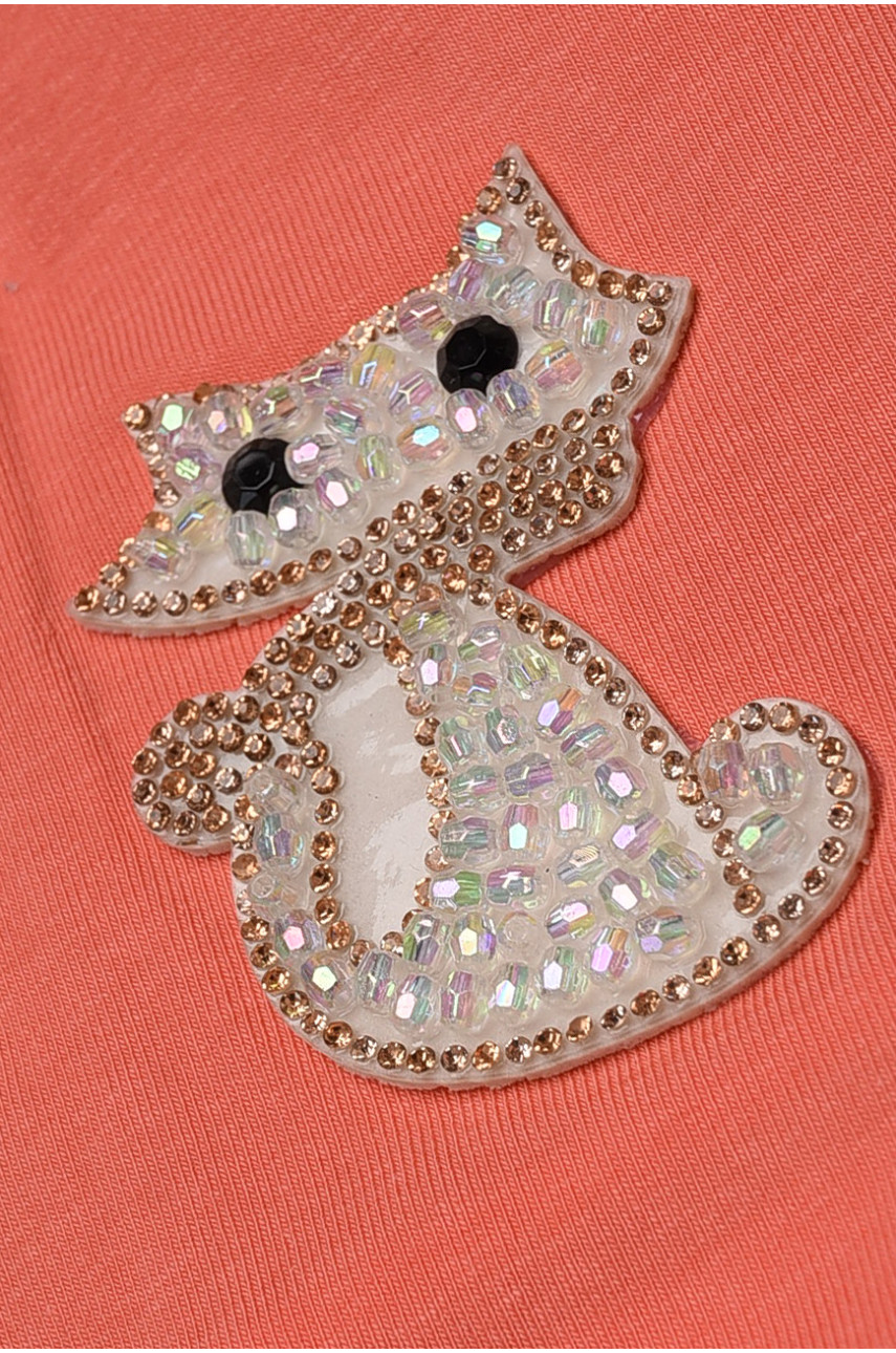 Шапка+хомут дівчинка коралова на 4-5 років 149980