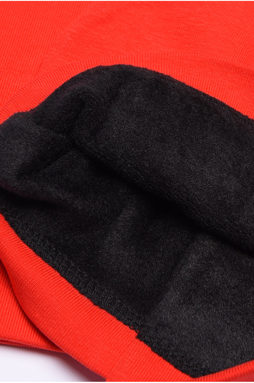 Шапка+хомут дівчинка червона на 4-5 років 150018