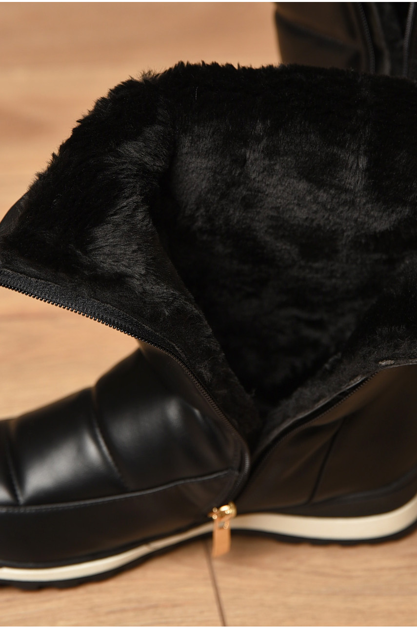 Чоботи зимові жіночі повномірні чорні 17-3 150810 Чоботи зимові жіночі повномірні чорні 17-3 150810