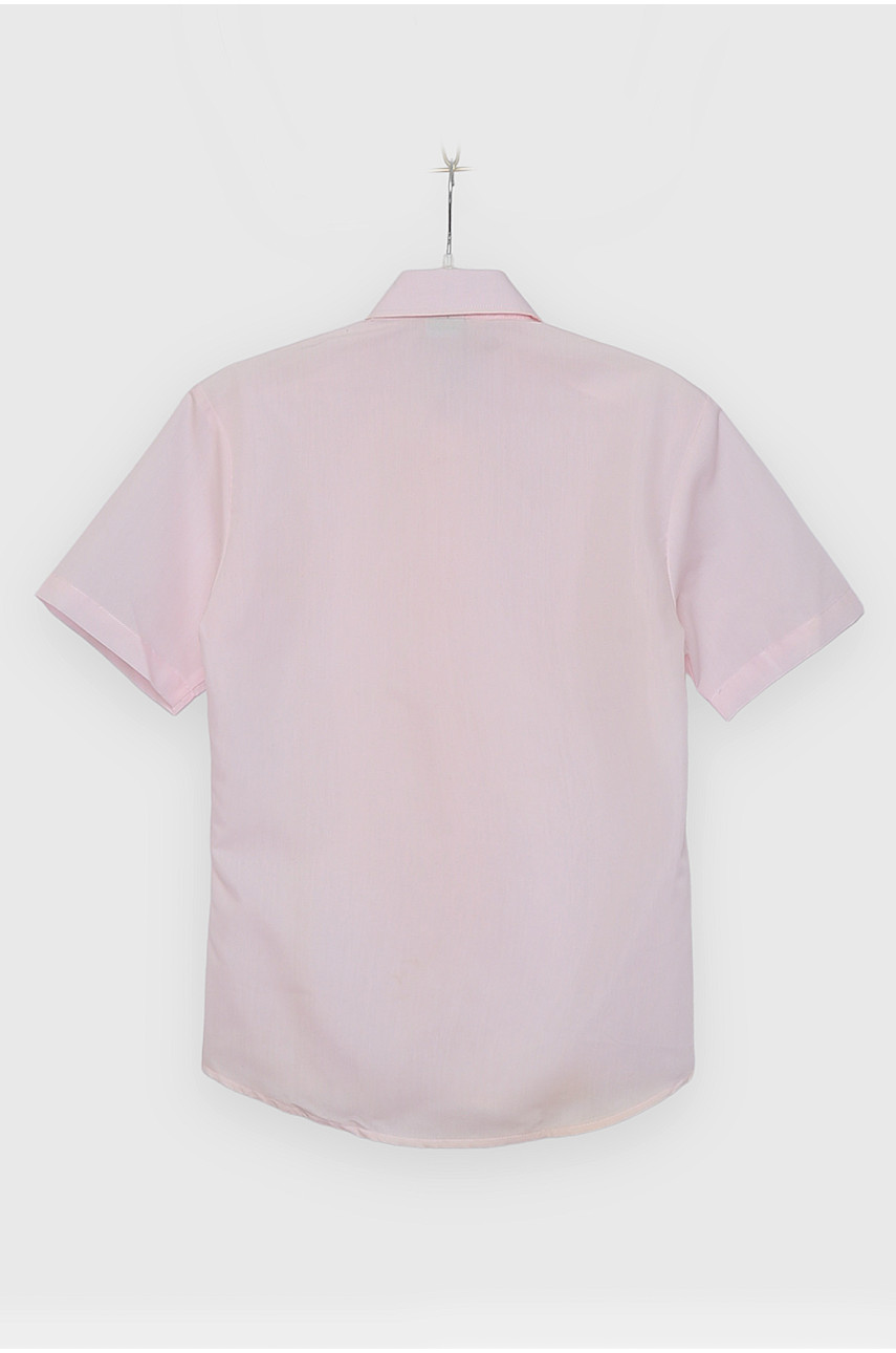 Рубашка детская мальчик розовая размер 33 151874