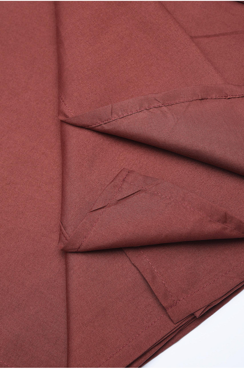 Комплект постельного белья бежевый с коричневым евро 152480