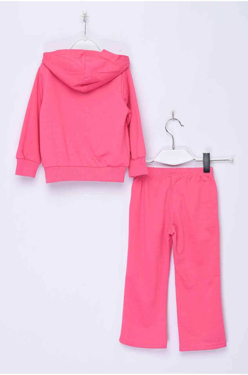 Спортивный костюм 3-ка детский для девочки с капюшоном розового цвета 022 153674