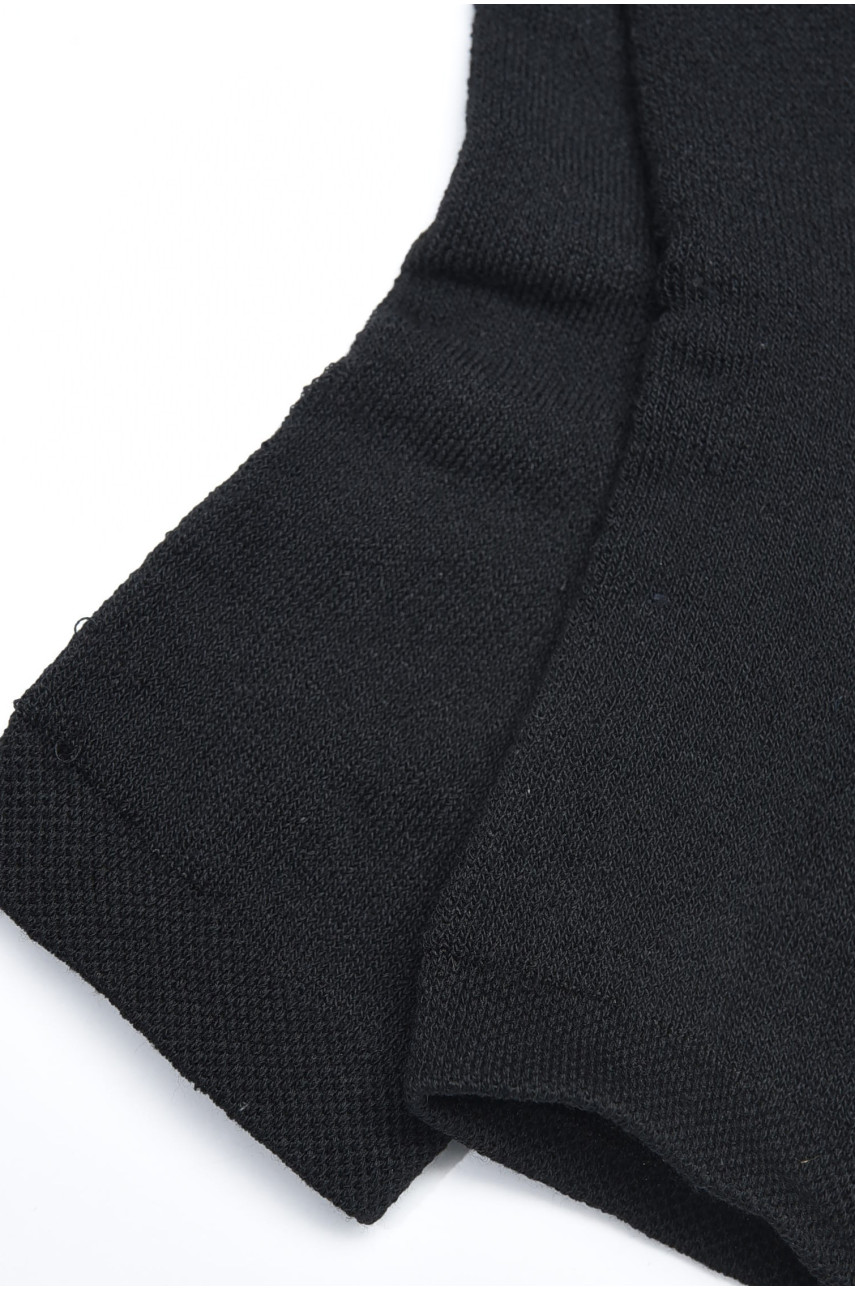 Носки махровые мужские черного цвета 25-27 (размер 41-43) 154119