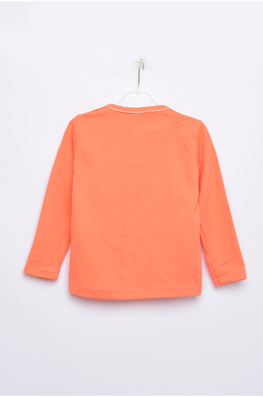 Кофта пижамная детская оранжевого цвета с рисунком 1094 154487