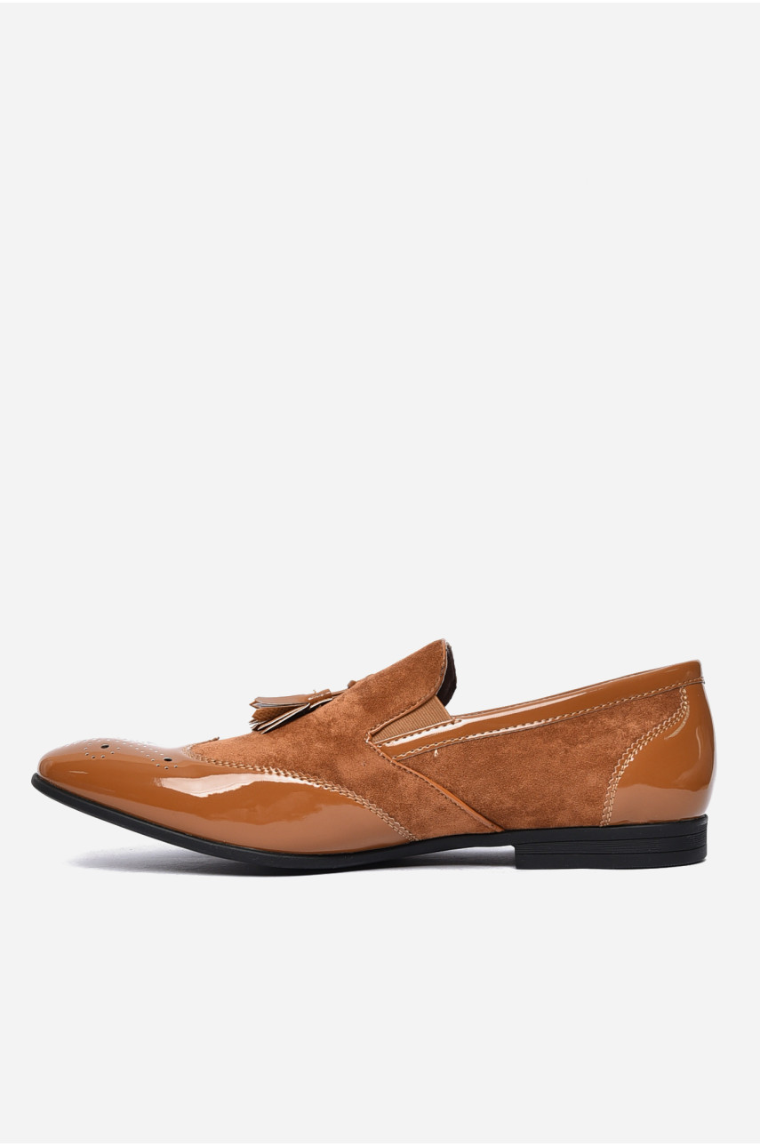 Туфли мужские светло-коричневого цвета 6062-9 155745