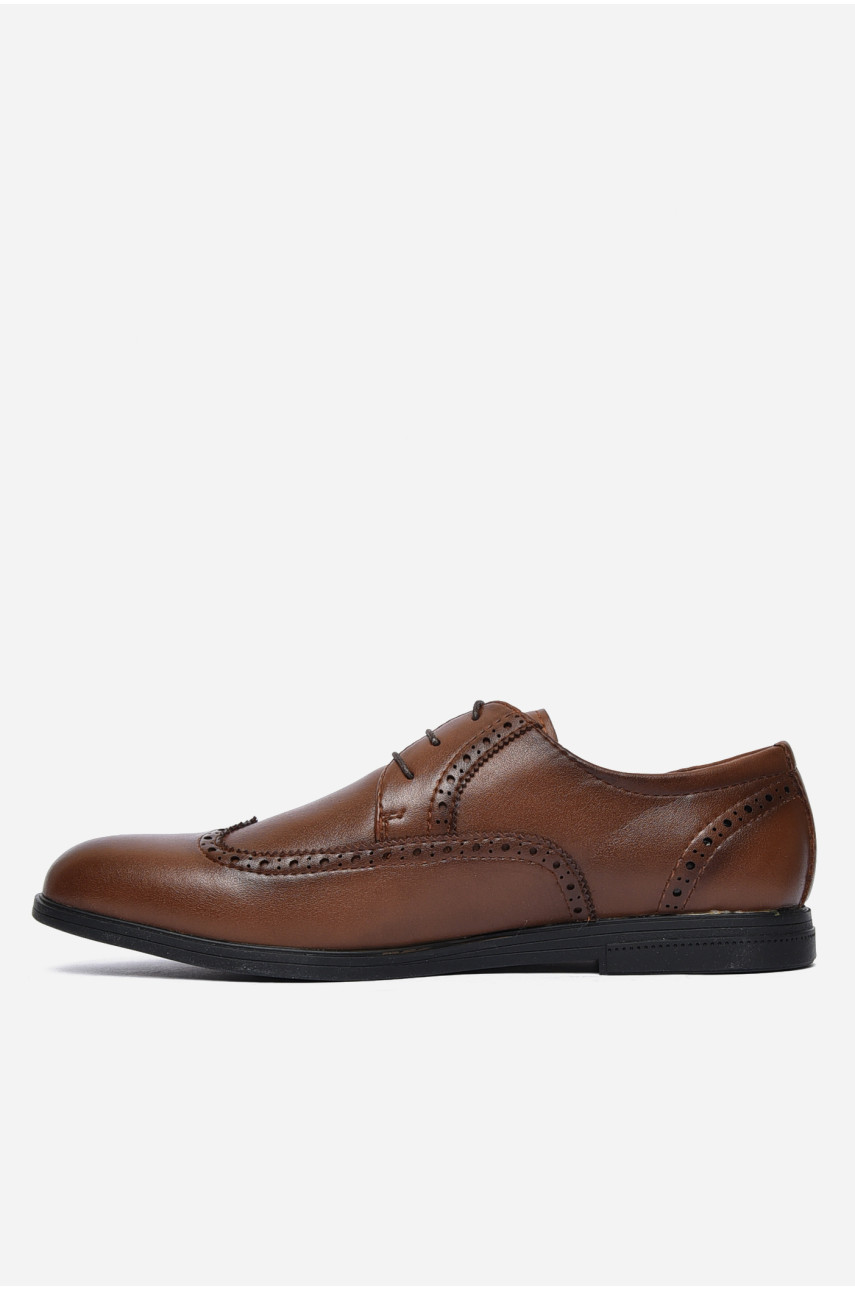 Туфли мужские коричневого цвета размер 44 Уценка 552-3 156852