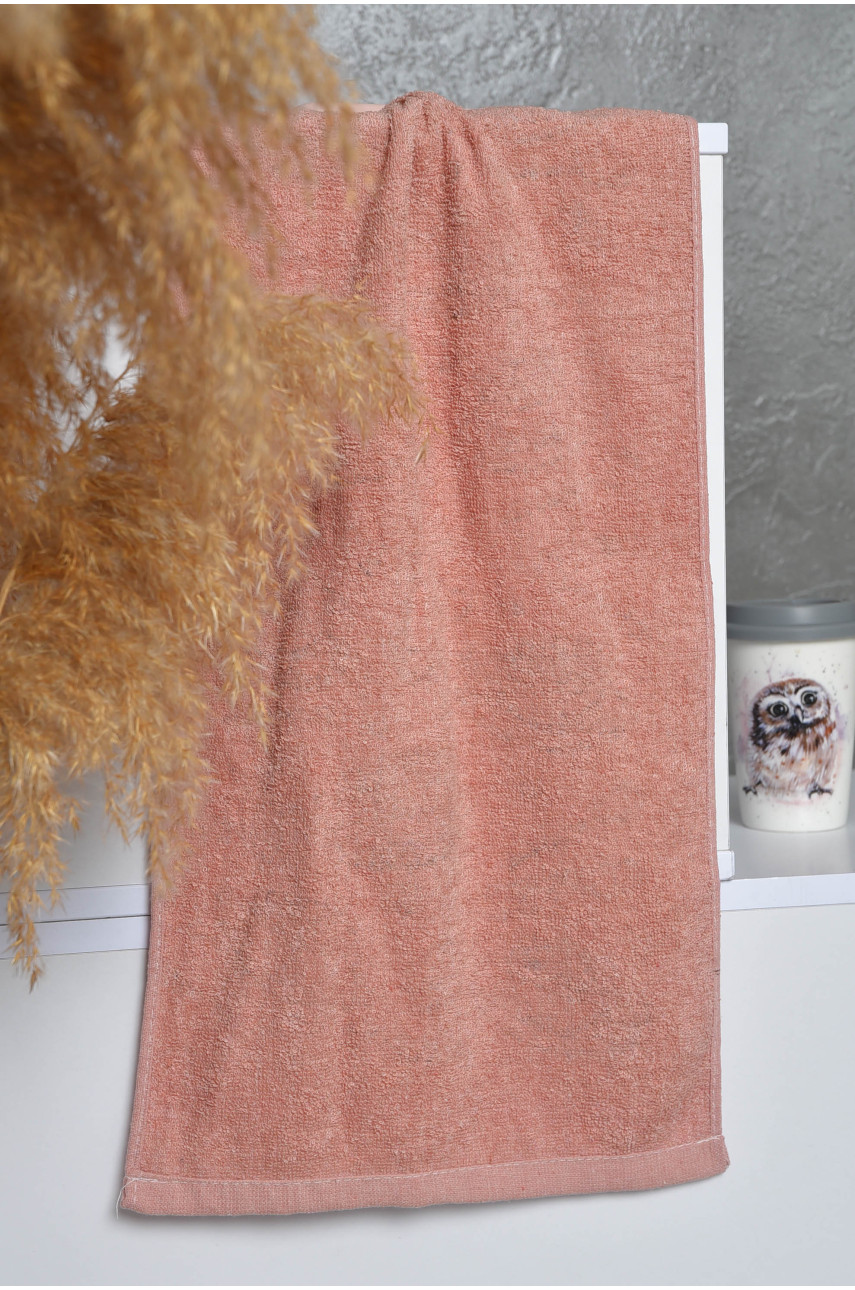Полотенце кухонное махровое светло-розового цвета 157662