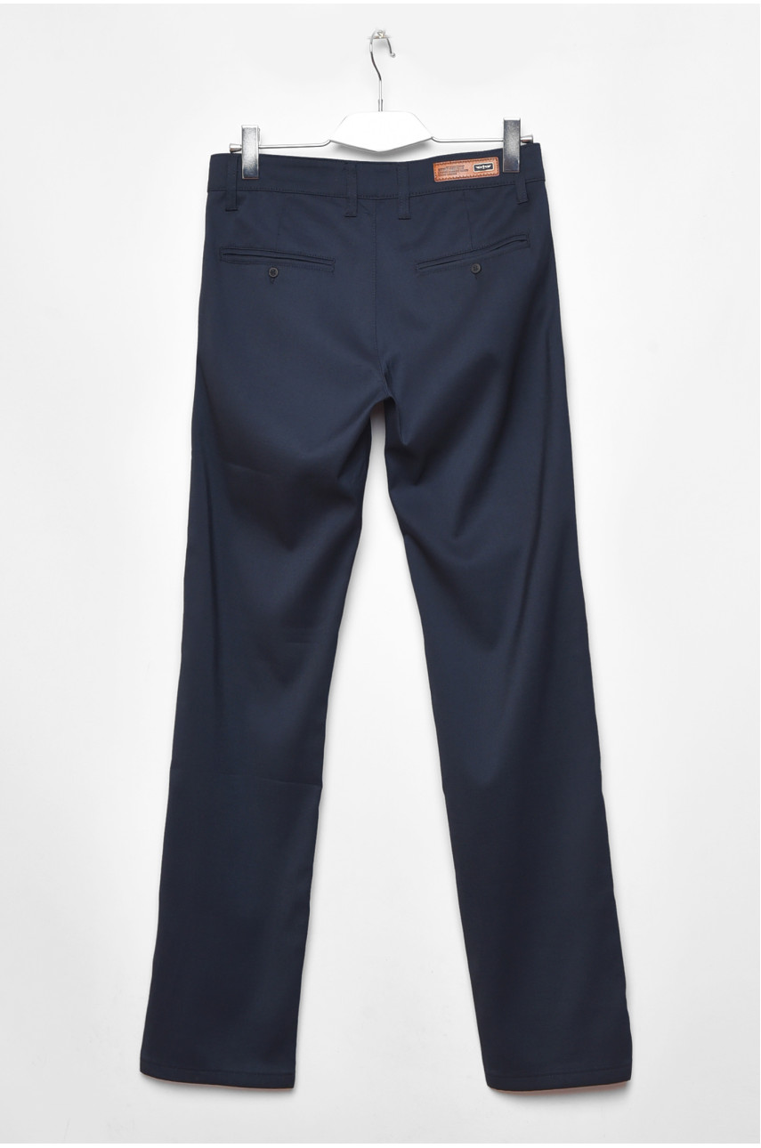Штани чоловічі темно-синього кольору розмір 29 158078