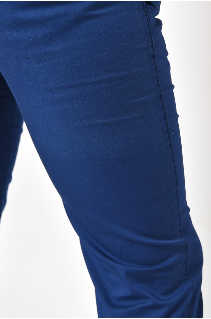 Штани чоловічі синього кольору Уцінка 158495 Штани чоловічі синього кольору Уцінка 158495