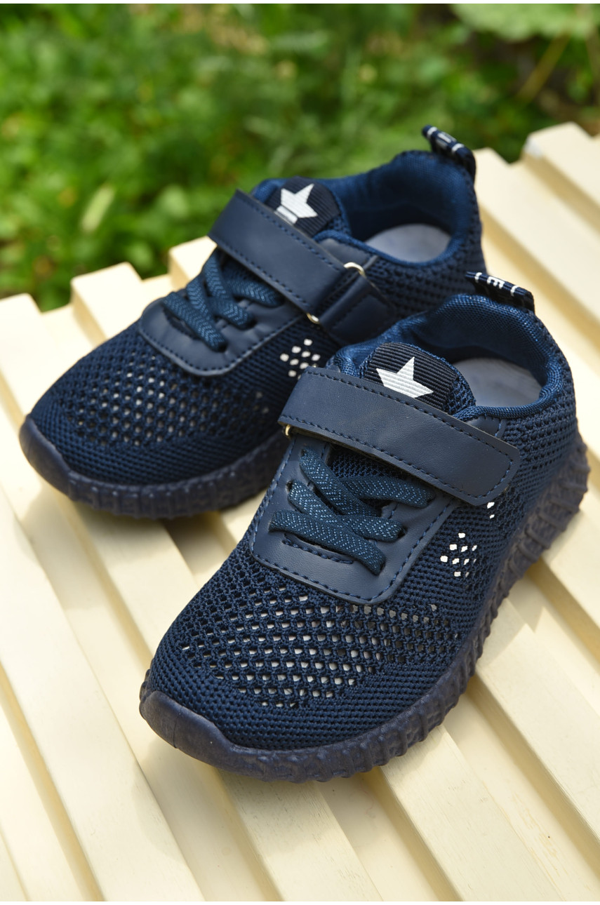 Кросівки дитячі для хлопчика темно-синього кольору 262-1б 159443
