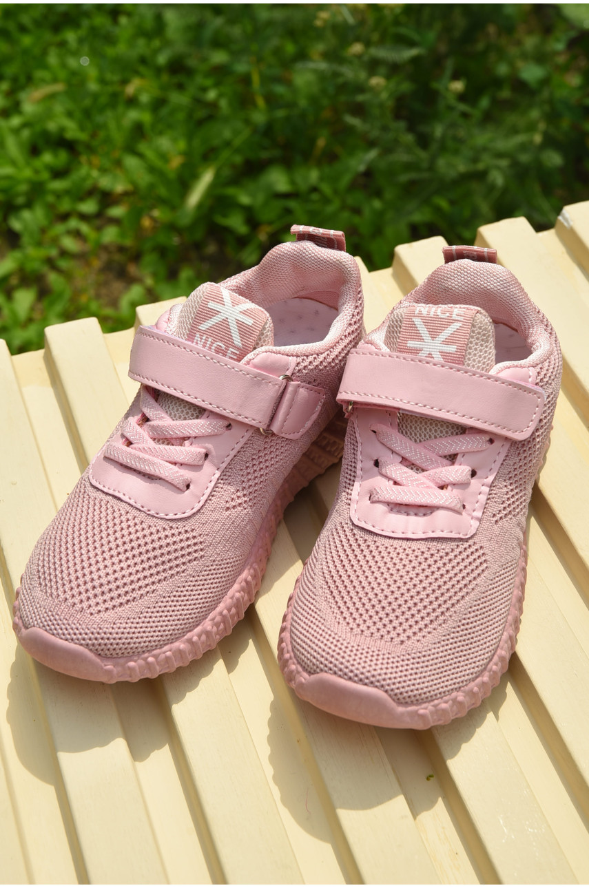Кроссовки детские для девочки розового цвета 264-4б 159444