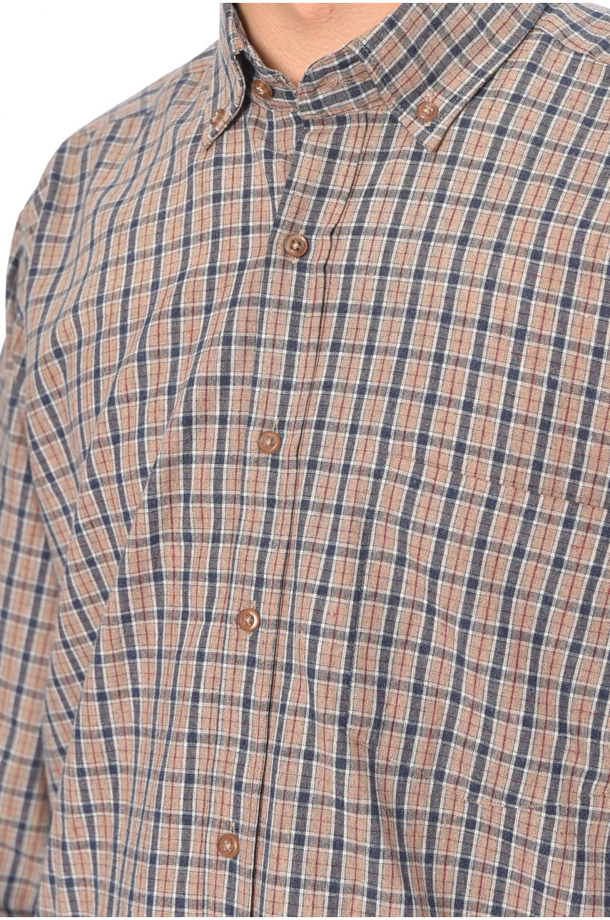 Сорочка чоловіча пудрового кольору 159873