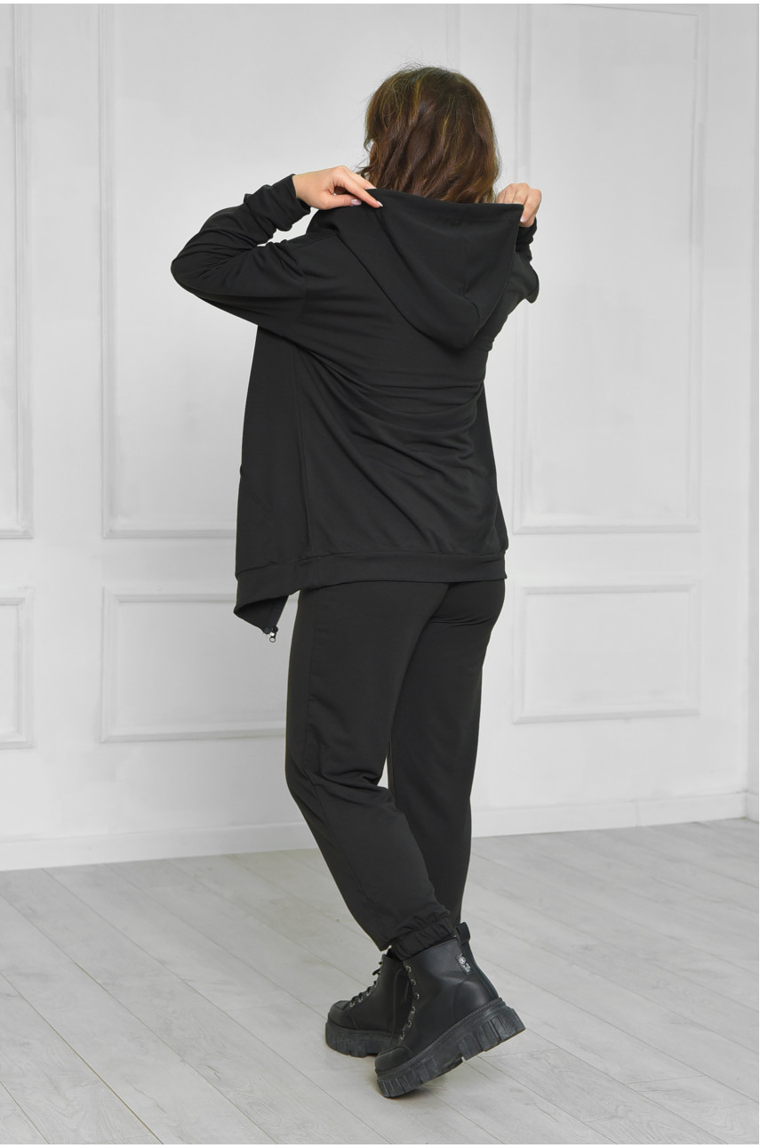 Костюм спортивный женский черного цвета 1016 159881 Костюм спортивный женский черного цвета 1016 159881