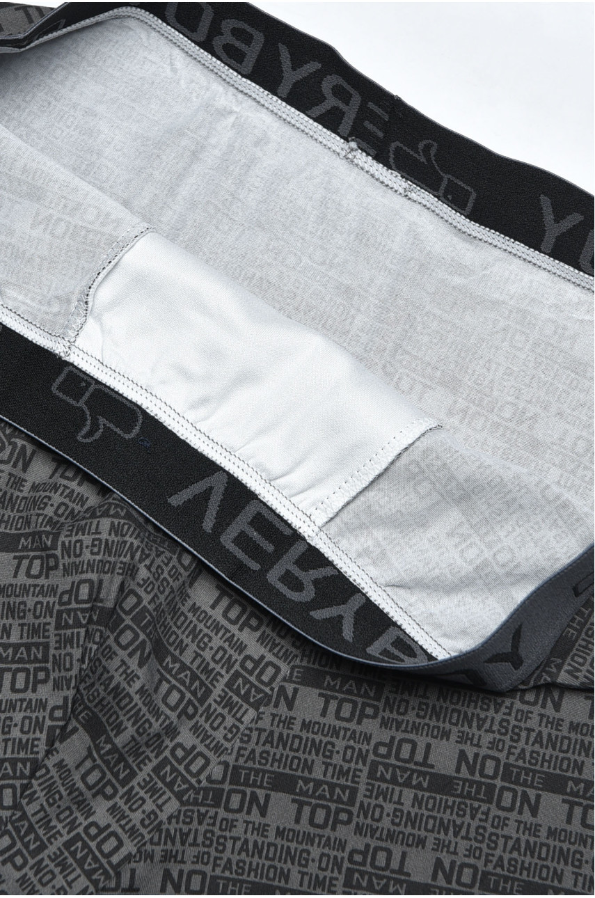 Боксери чоловічі темно-сірого кольору 6209 160222