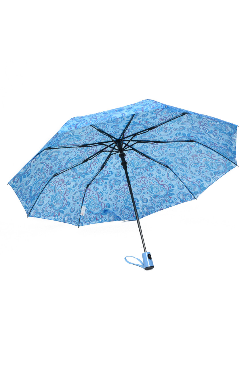 Зонт полуавтомат голубого цвета 160749