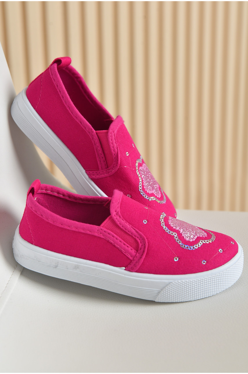 Мокасини дитячі для дівчинки рожевого кольору 3040-2 160813