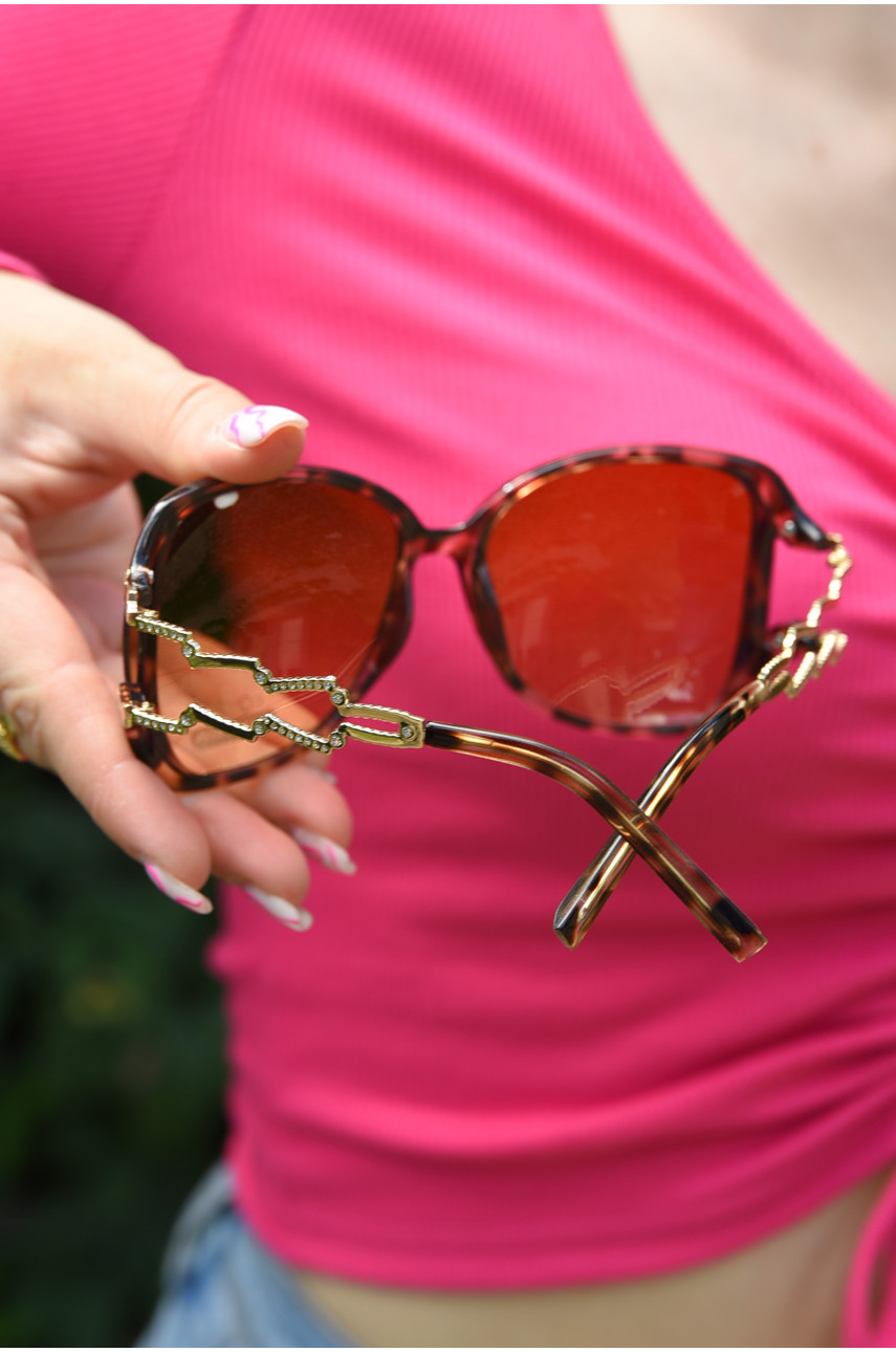 Очки женские коричневого цвета 1580 161028 Очки женские коричневого цвета 1580 161028