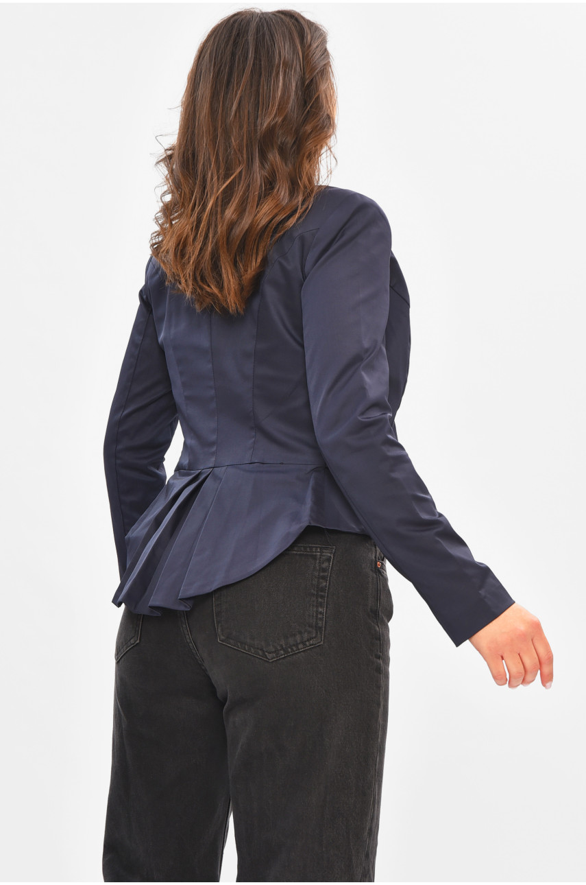 Пиджак женский темно-синего цвета 161587