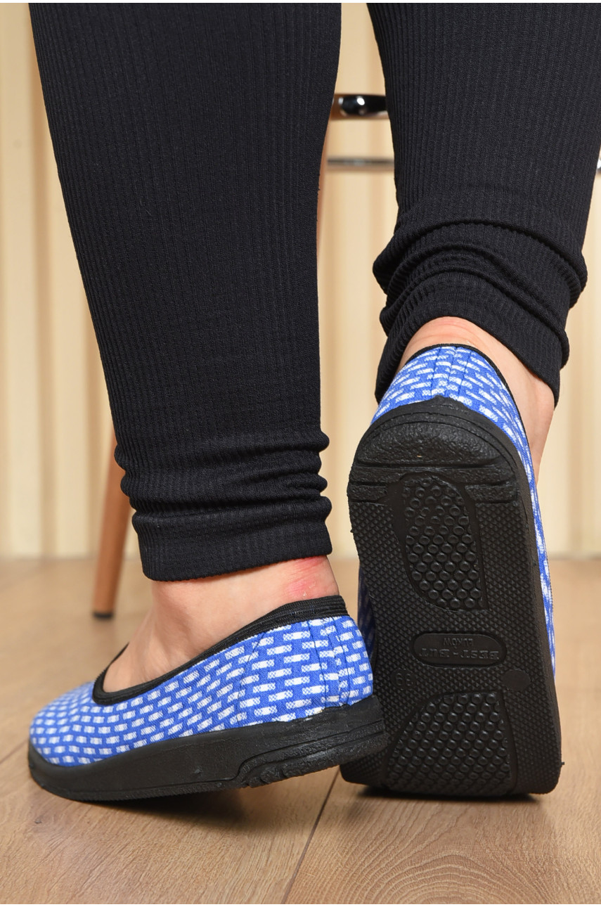 Капці жіночі синього кольору 03 161613