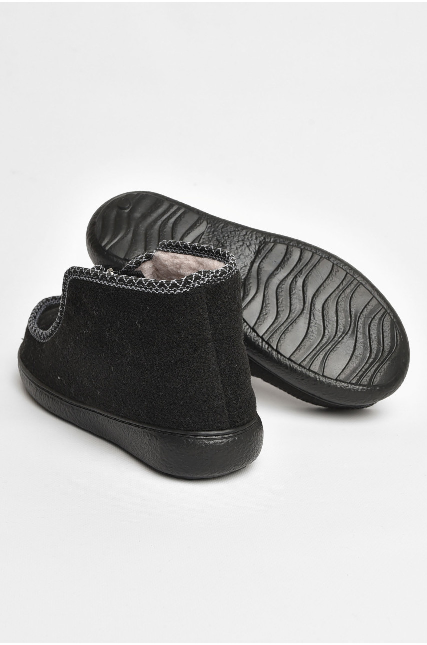 Бурки мужские на меху черного цвета 05 161966