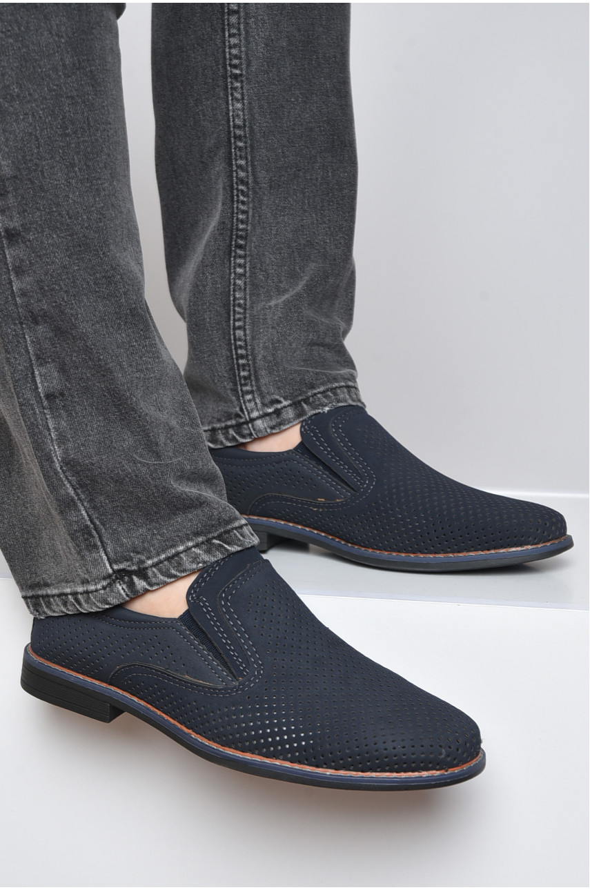 Туфлі чоловічі темно-синього кольору 539-2 162019