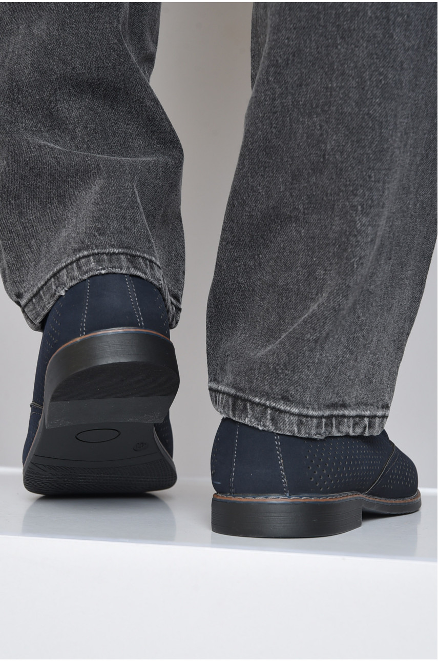 Туфлі чоловічі темно-синього кольору 518-2 162025