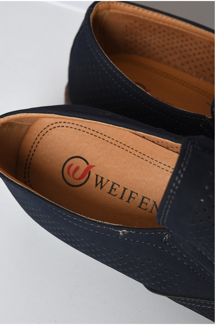 Туфлі чоловічі темно-синього кольору 518-2 162025