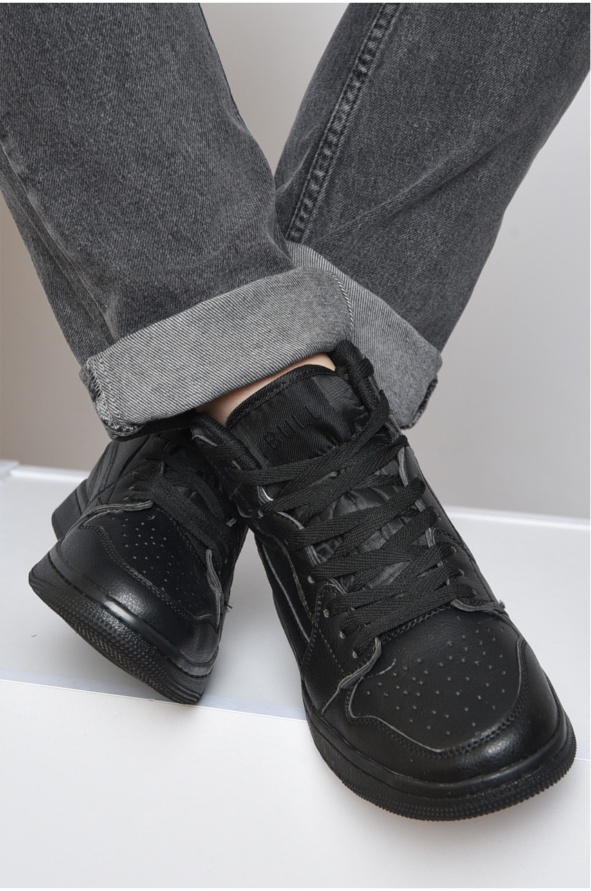 Ботинки мужские демисезонные черного цвета 1 162090