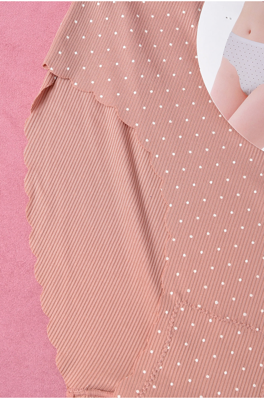 Трусы женские полубатальные розового цвета 3555 162103