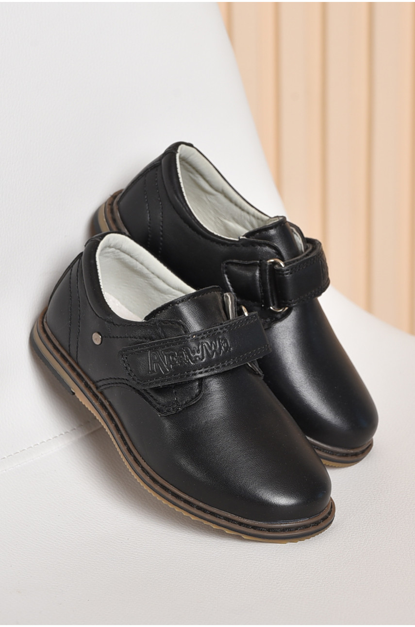 Туфлі дитячі для хлопчика чорного кольору 162841