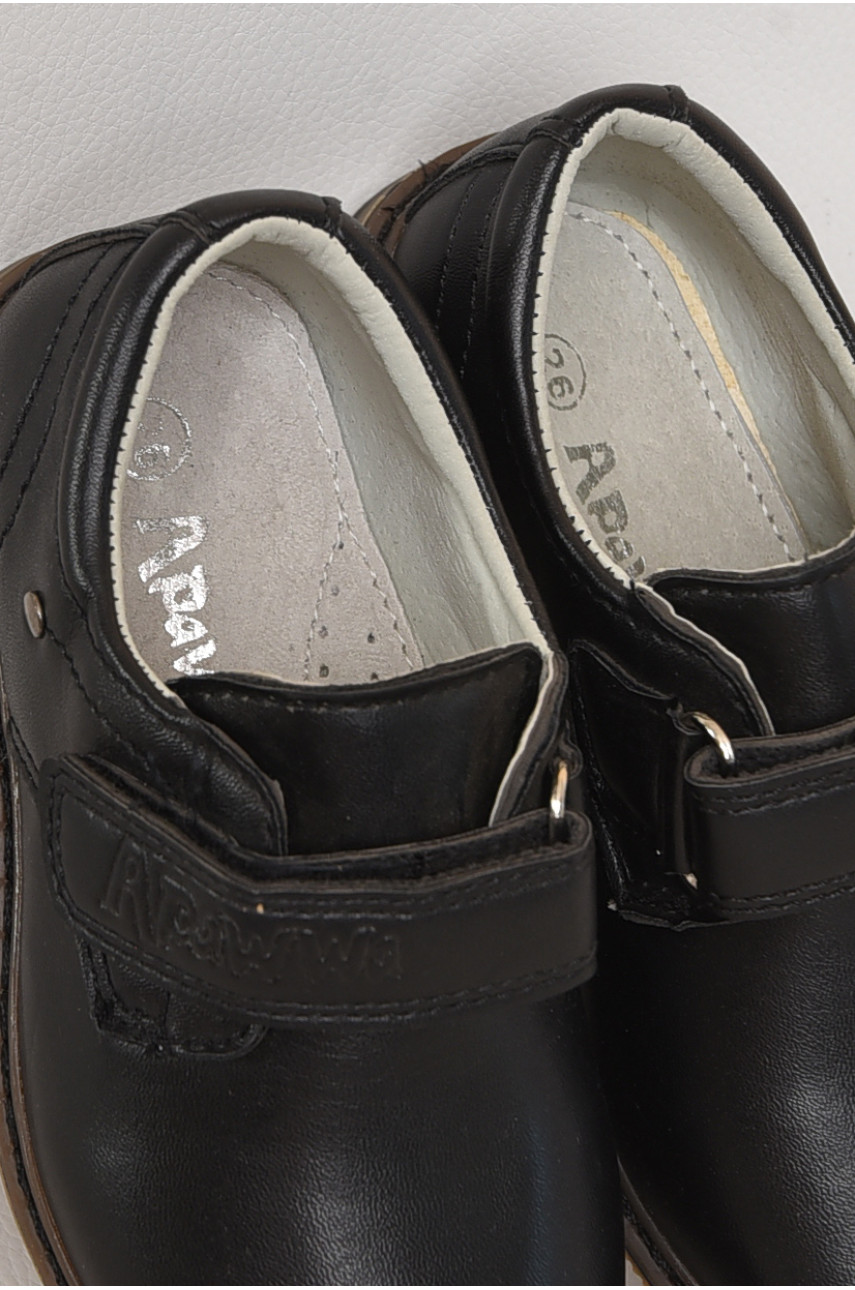 Туфлі дитячі для хлопчика чорного кольору 162841