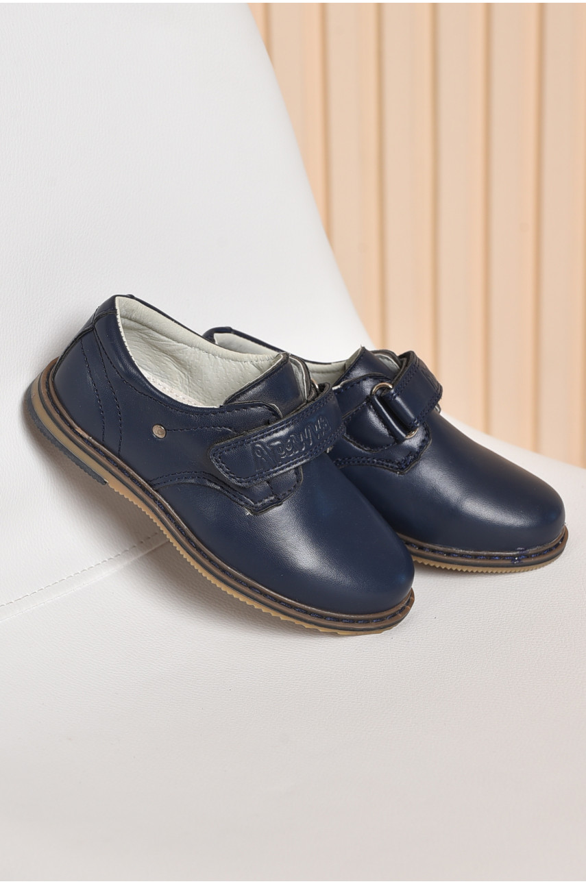 Туфлі дитячі для хлопчика темно-синього кольору 162845