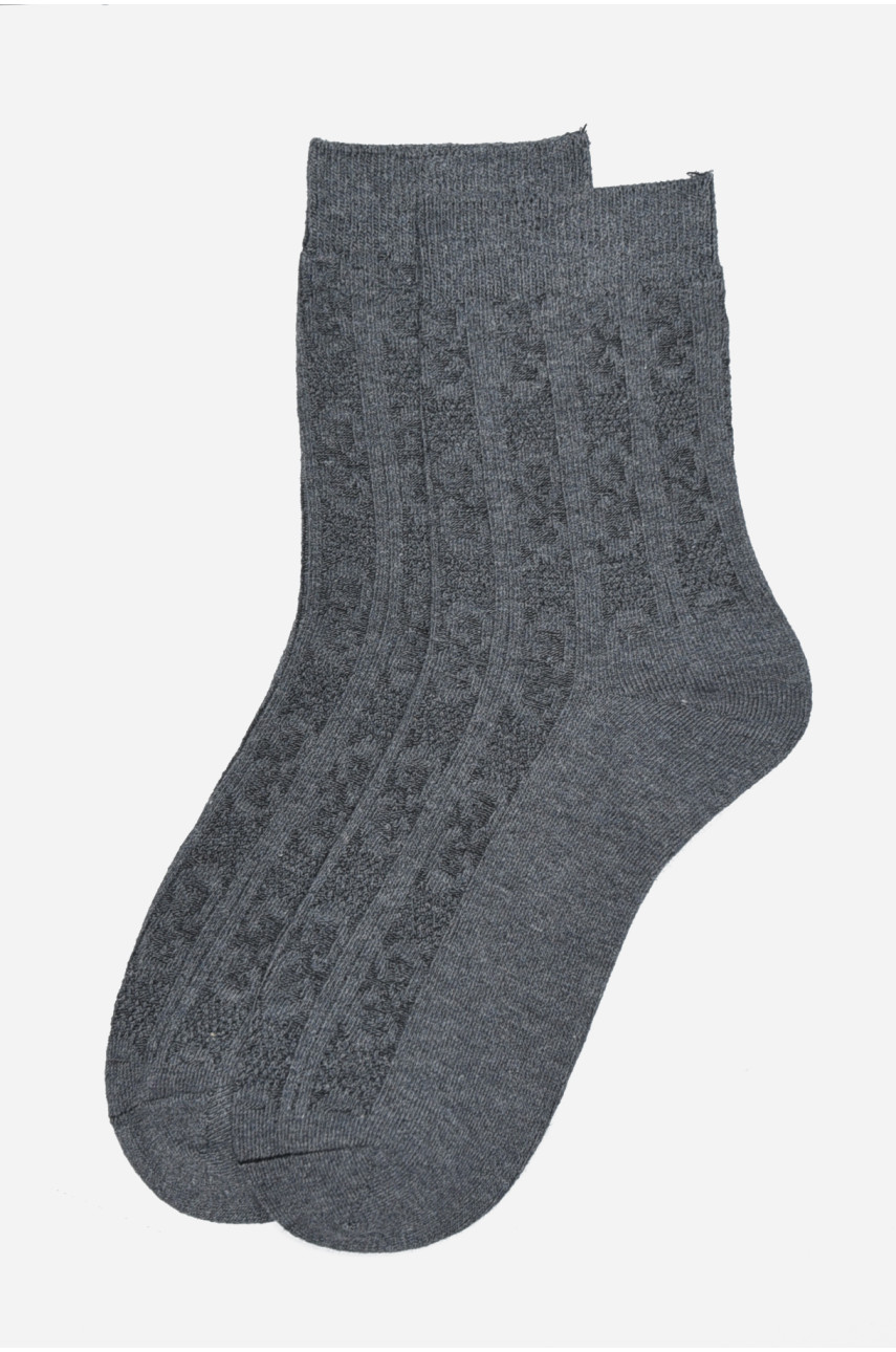 Шкарпетки чоловічі сірого кольору розмір 41-47 163022
