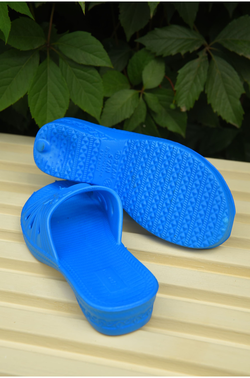 Шлепки детские девочка пена синего цвета ПД-03 163241