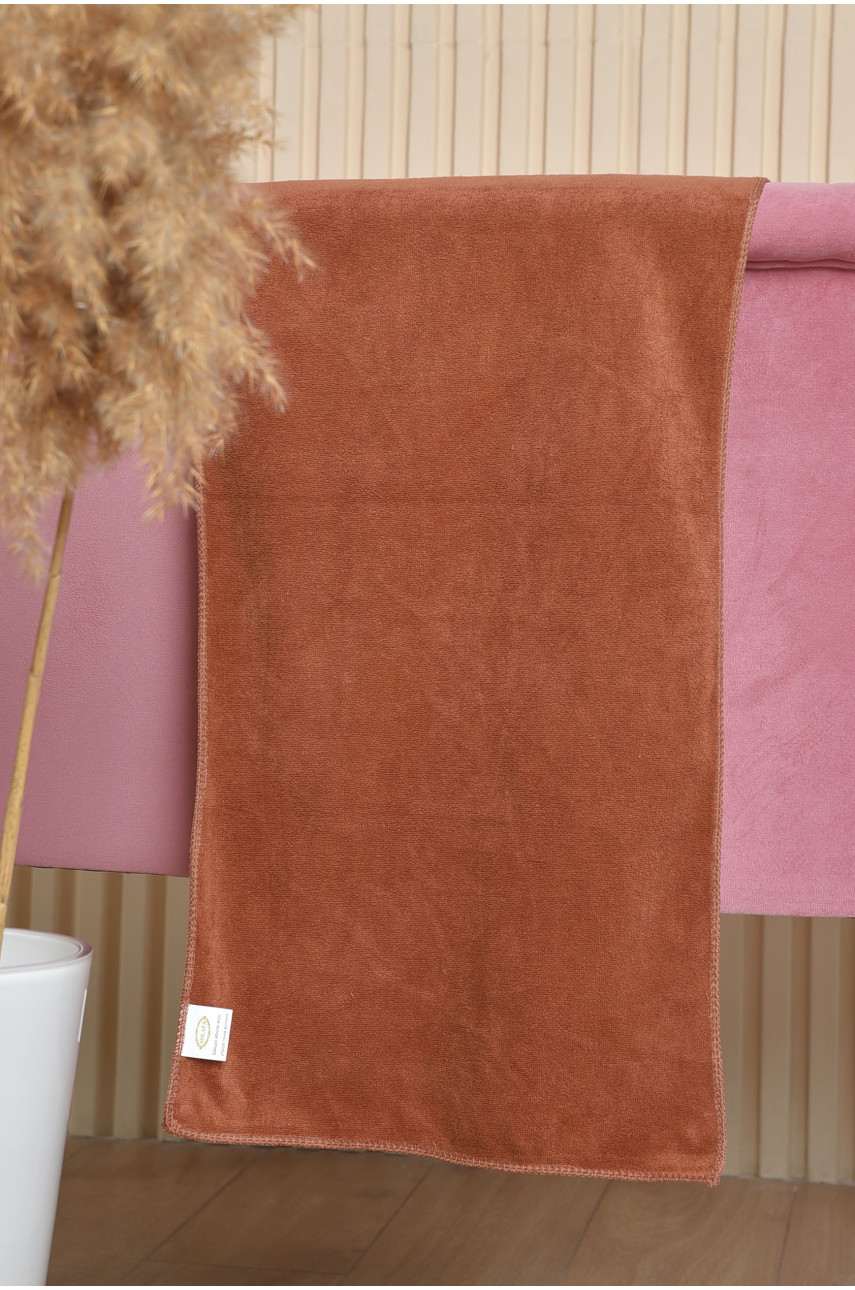 Рушник кухонний мікрофібра коричневого кольору 163506