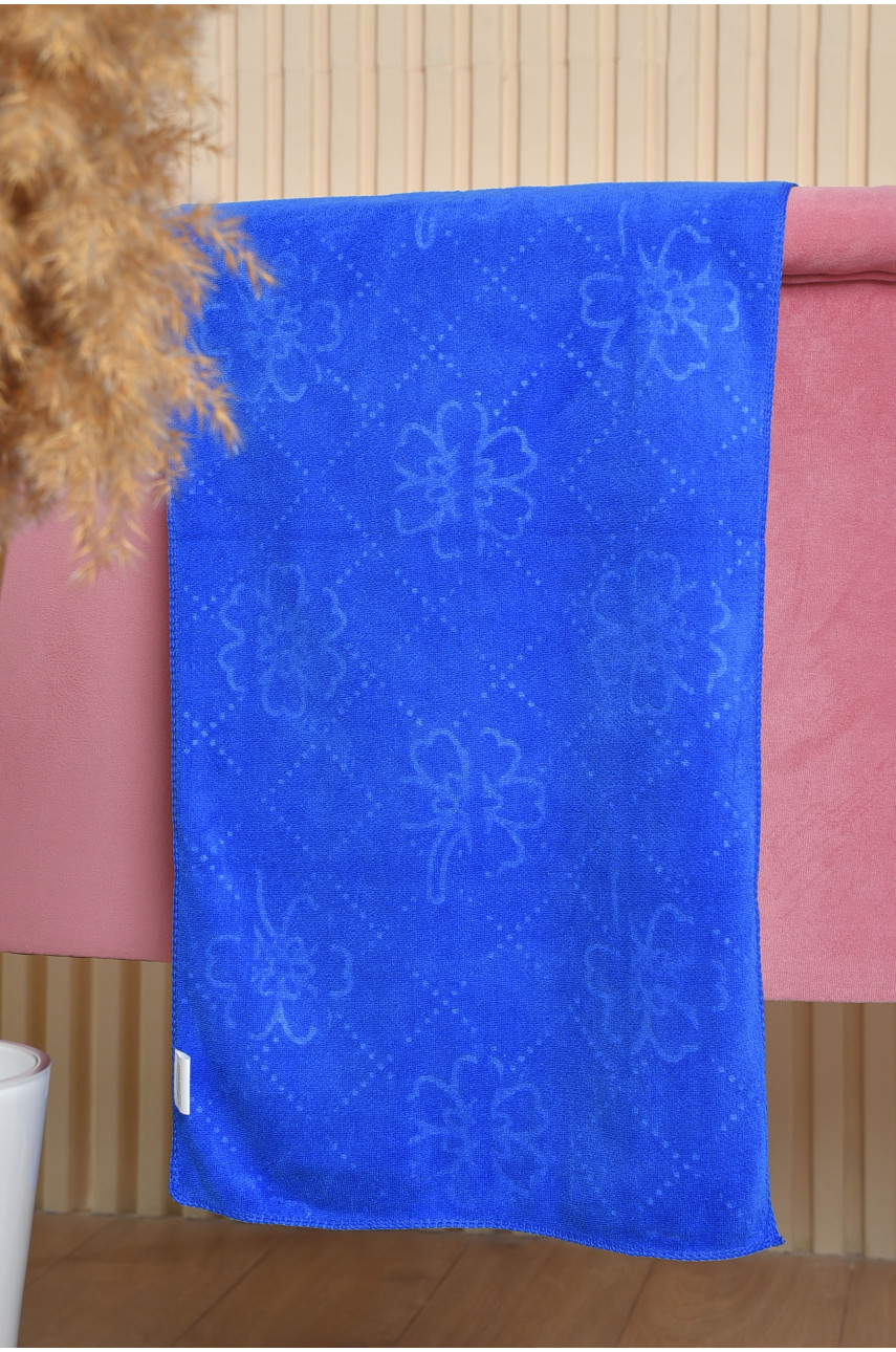 Полотенце кухонное микрофибра синего цвета 163523