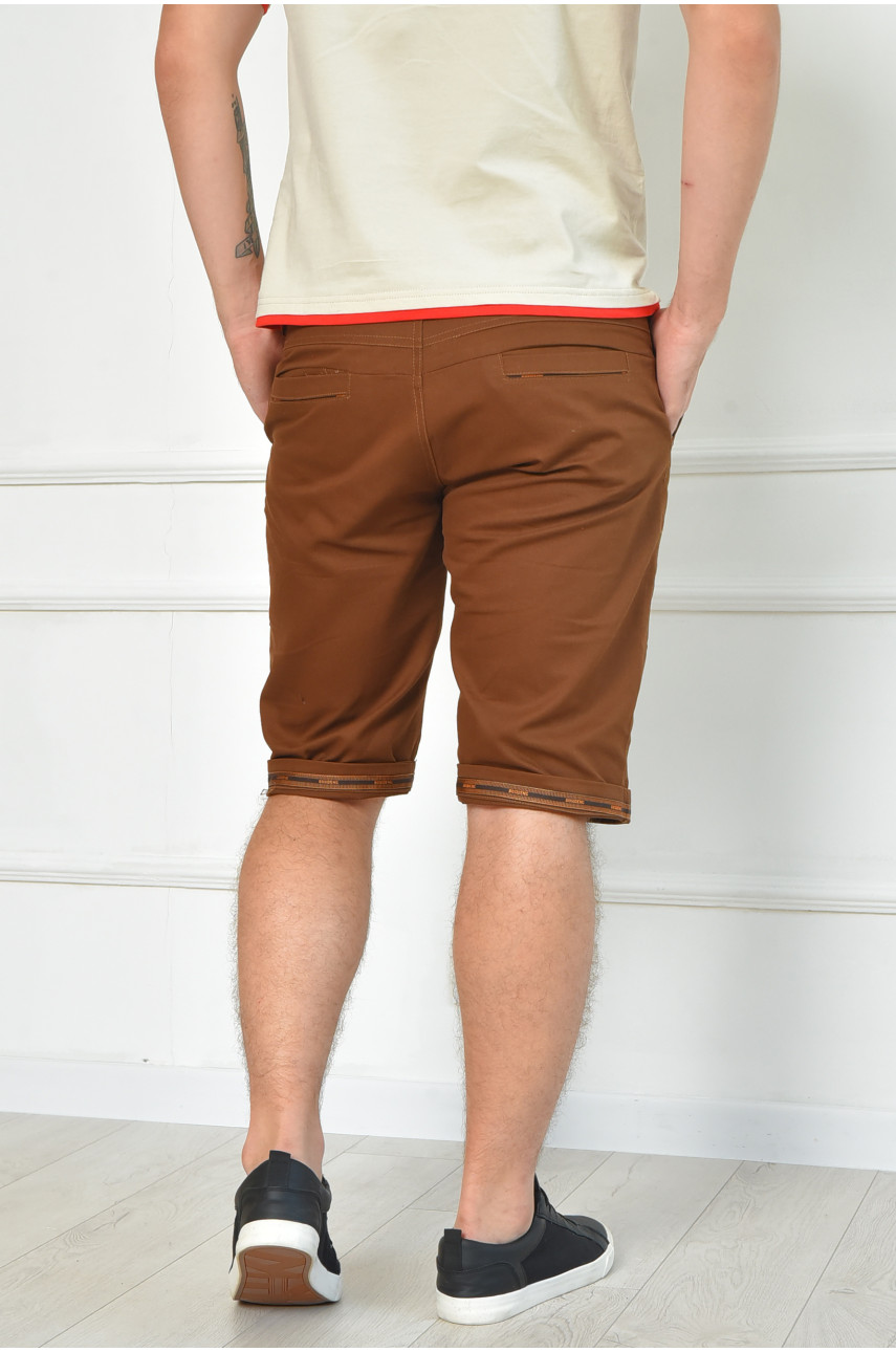 Бриджи мужские коричневого цвета 24 163990 Бриджи мужские коричневого цвета 24 163990