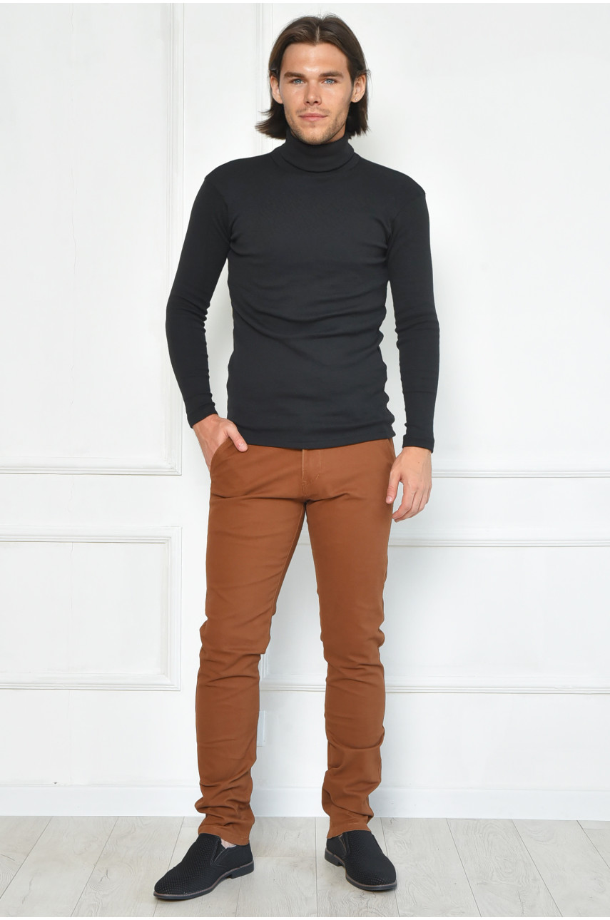 Штани чоловічі коричневого кольору 2015 164003