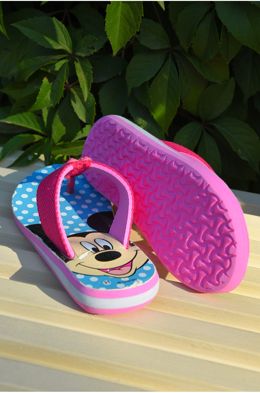 Вьетнамки детские девочка голубого цвета Уценка 164073