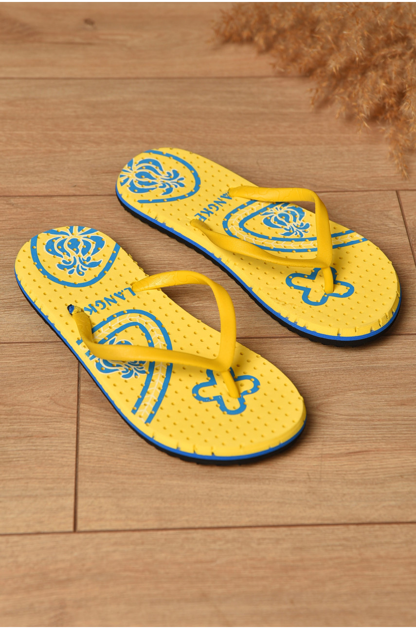 Вьетнамки женские пена желтого цвета 1091-1 164084