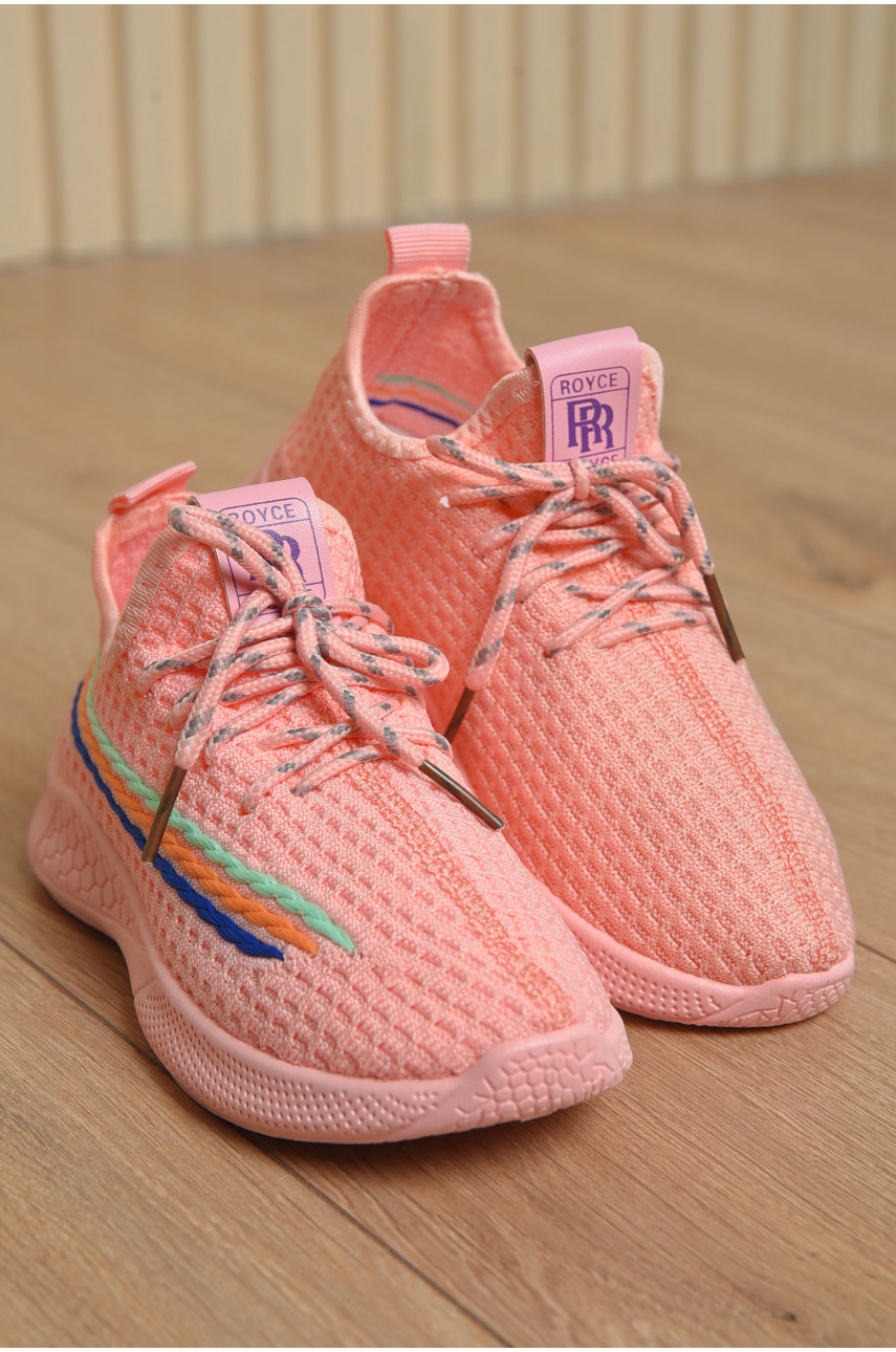 Кросівки дитячі для дівчинки рожевого кольору С-23 164815