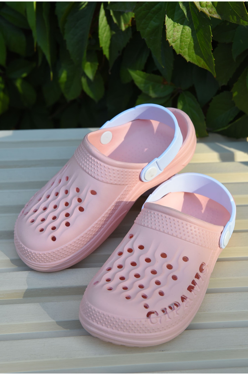 Кроксы детские для девочки розового цвета DS-009 165363