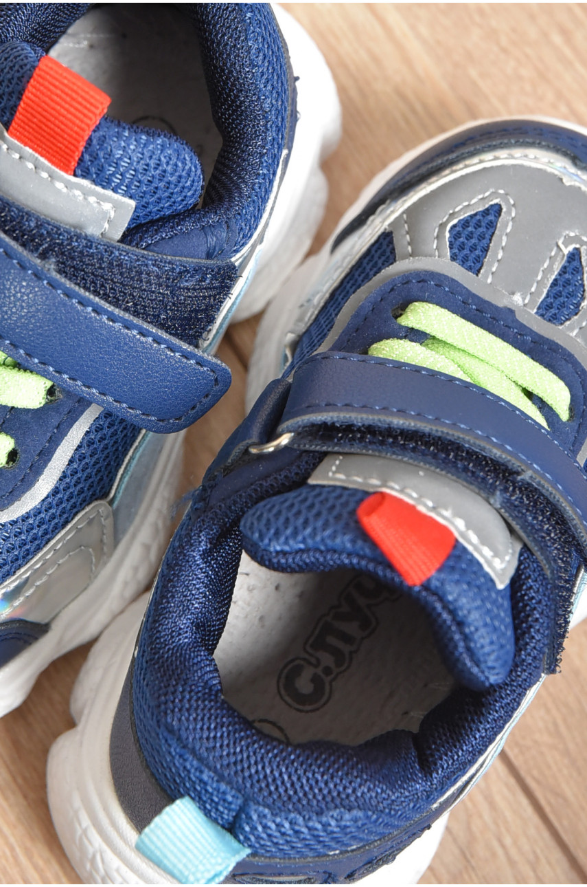 Кросівки дитячі для хлопчика демісезонні темно-синього кольору 118-1 165408 Кросівки дитячі для хлопчика демісезонні темно-синього кольору 118-1 165408