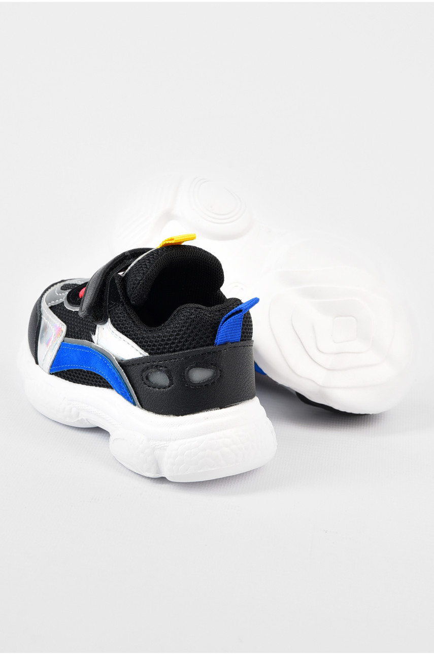 Кроссовки детские для мальчика демисезонные черного цвета 118-2 165413