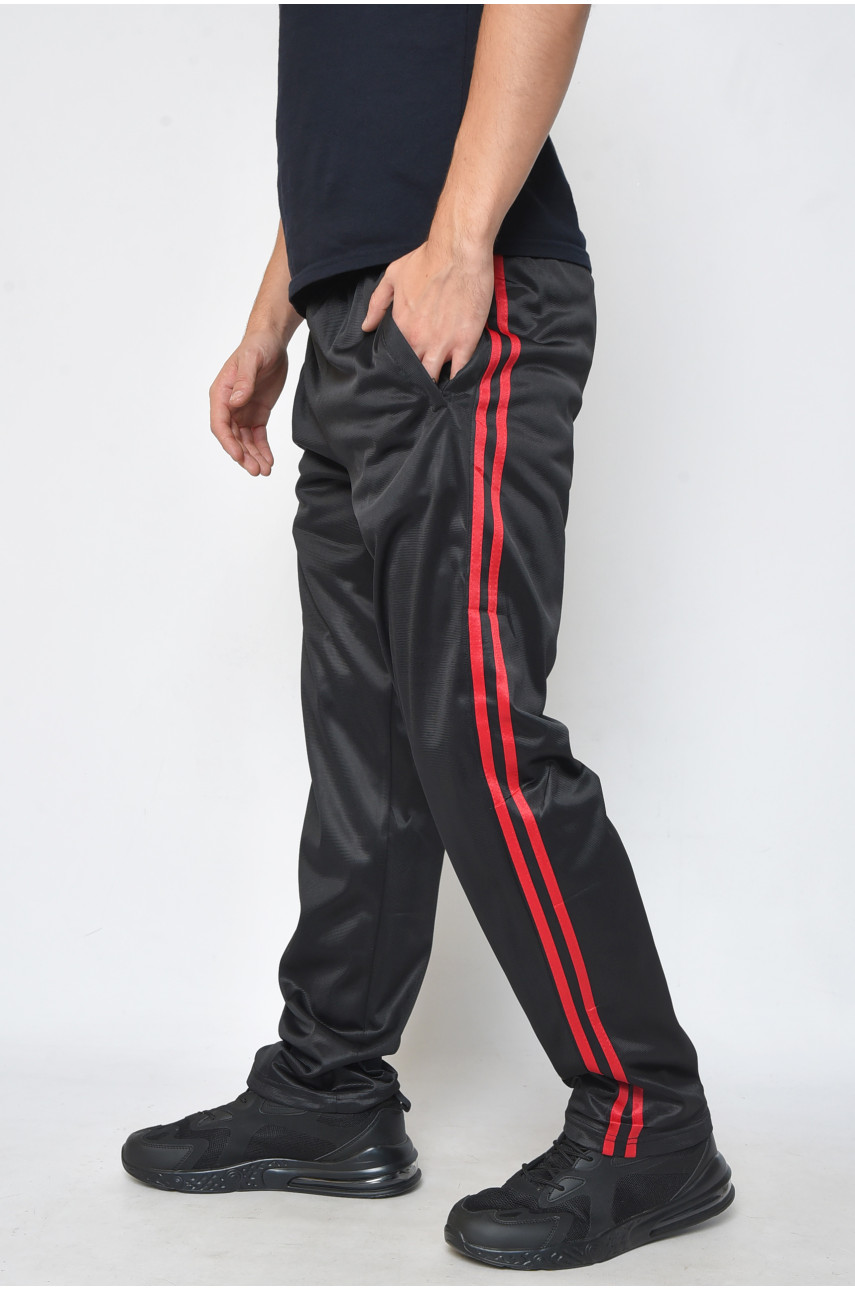 Спортивные штаны мужские черного цвета 0084 165736