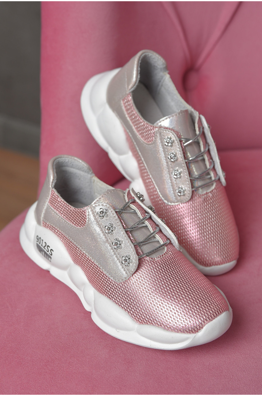Кросівки дитячі для дівчинки демісезонні рожевого кольору HL2012-3 166108