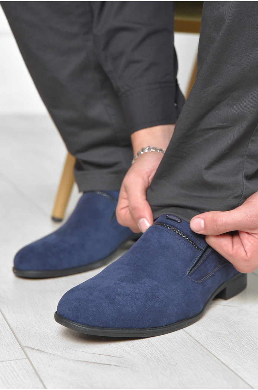Туфли мужские темно-синего цвета FB8025-5 166427